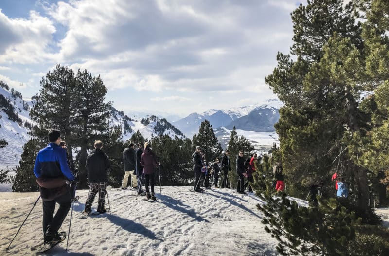 agence evenementielle receptive pays Basque erronda seminaire team building incentive event saint jean de luz pyrenees la mongie baqueira formigal construction raquettes randonnée activité neige