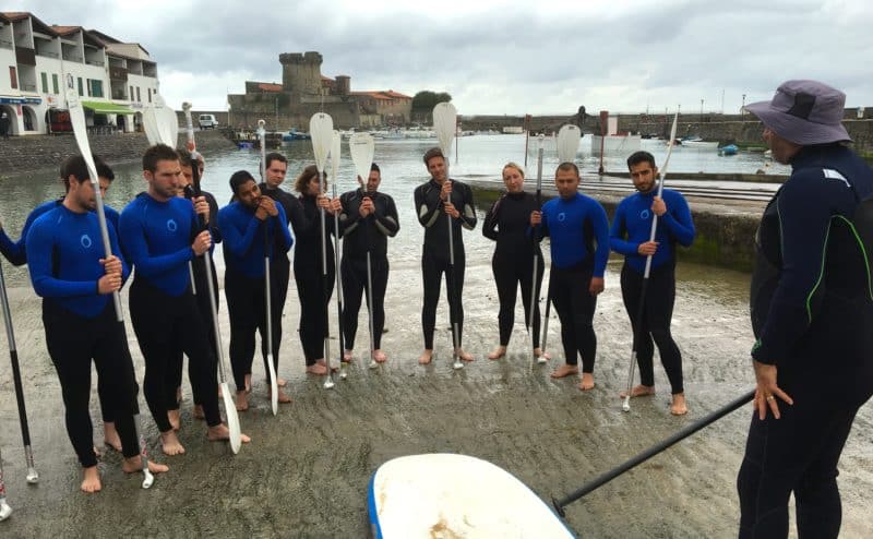 seminaire incentive team building saint jean de luz pays basque biarritz rafting jetski paddle degustation vin agence evenementielle erronda-5