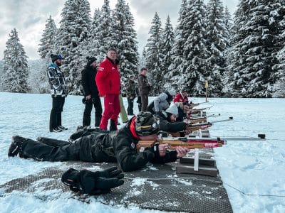 biathlon laser alpes agence événementielle erronda biarritz