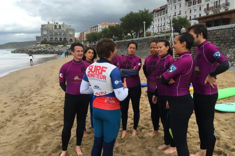 seminaire team building pays basque biarritz team-building-incentive-golf-sport plein air randonnee plage agence evenementielle pays basque erronda-cyclisme bubble foot paddle rafting surf