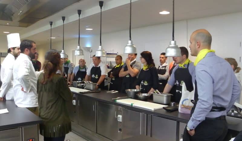 seminaire team building gastronomique cuisine cours de cuisine pays basque san sebastian saint sebastien tapas incentive basque culinary center challenge chef-agence evenementielle erronda