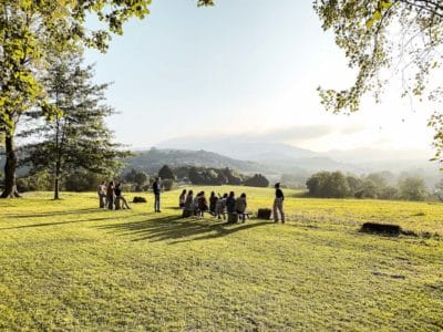 Raid Rhune Expérience Canoë Petit Train Descente de la Rhune Pique Nique Agence Erronda Agence événementielle Pays Basque